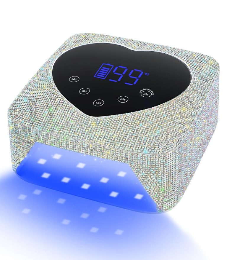 72W cordless UV nail lamp — Rechargeable Diamond LED Dryer