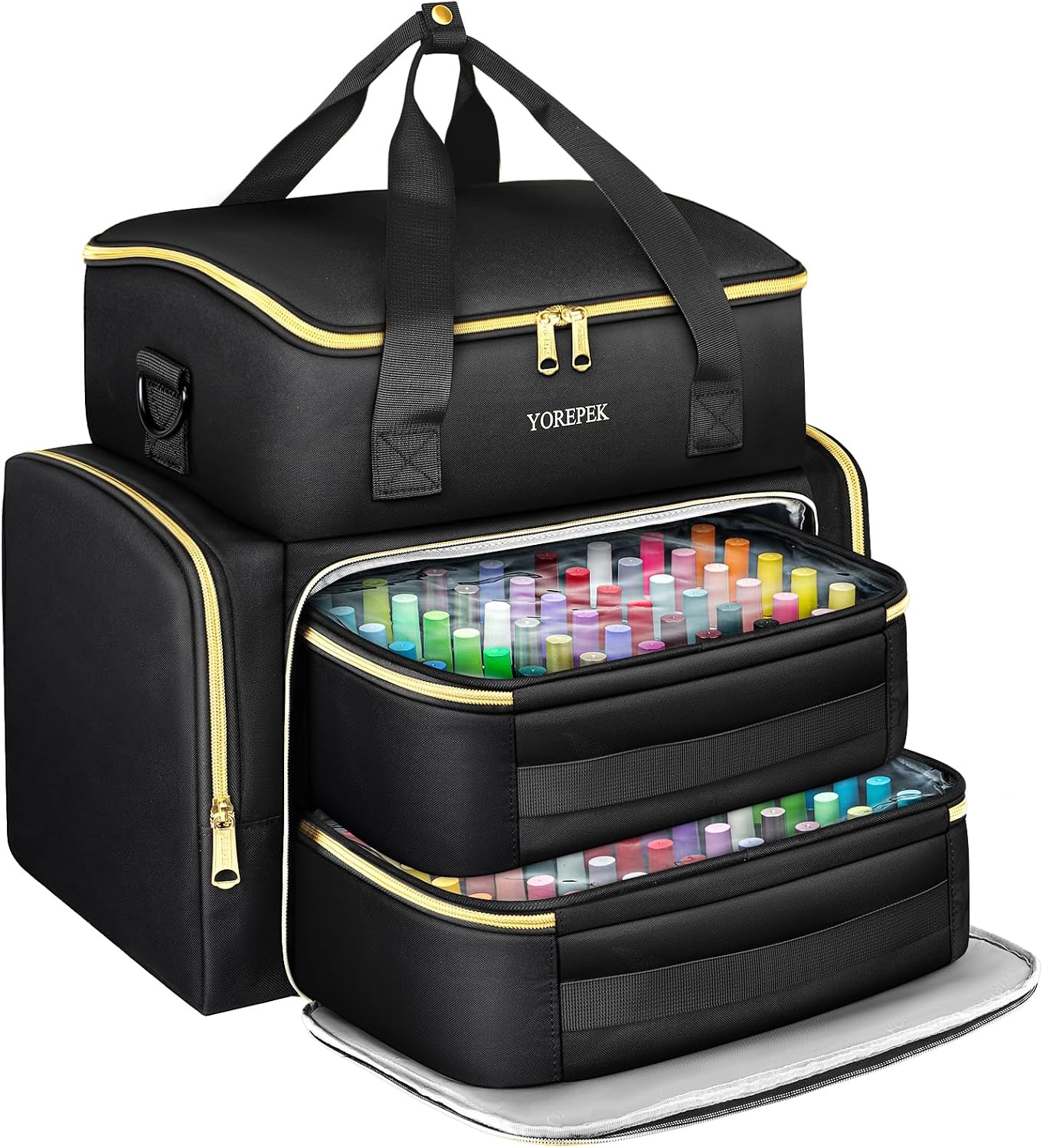 Extra Large Nail Polish Organizer — 96-Bottle Travel Case