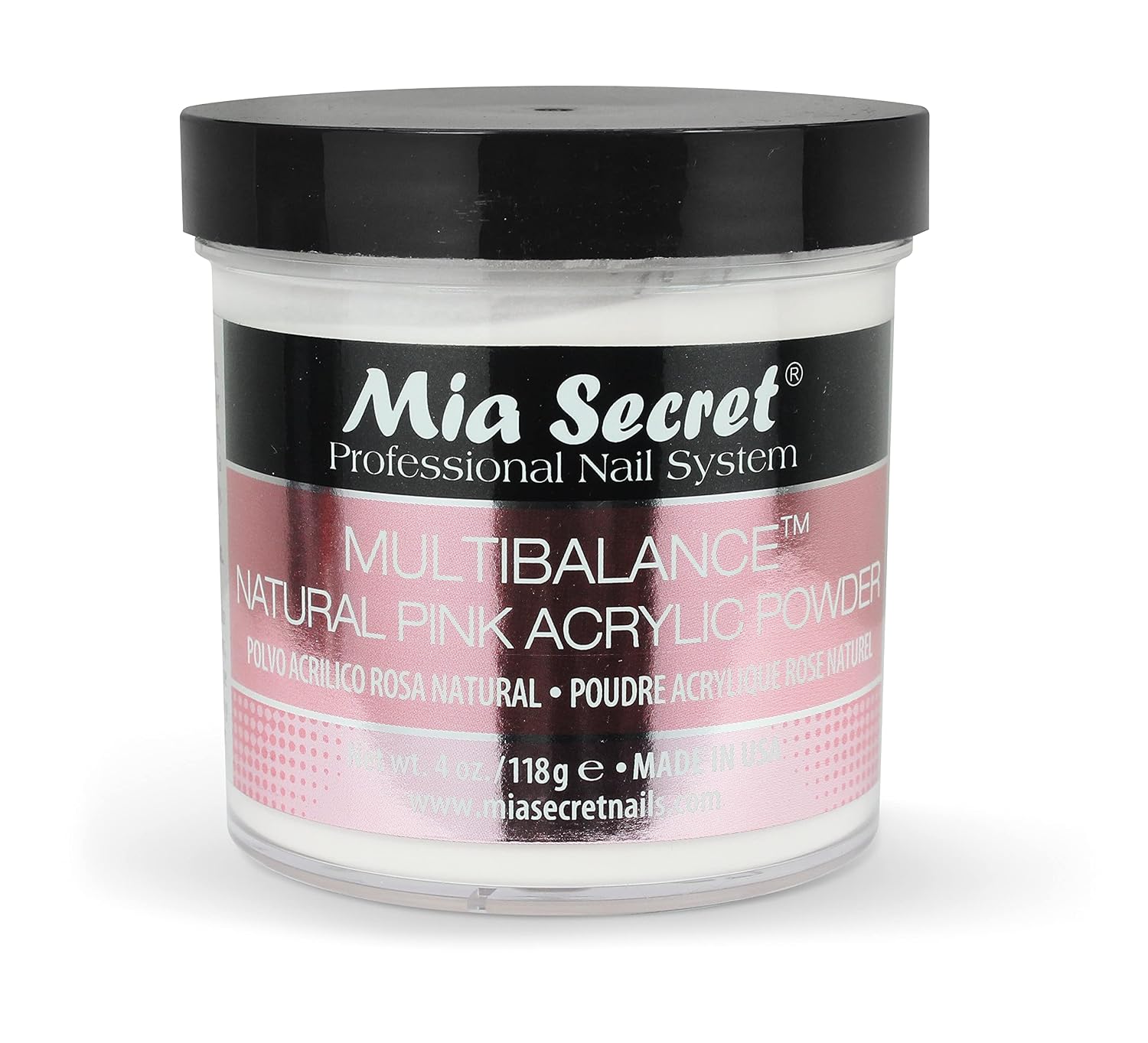 Natural Pink Acrylic Powder for Salon-Quality Nails