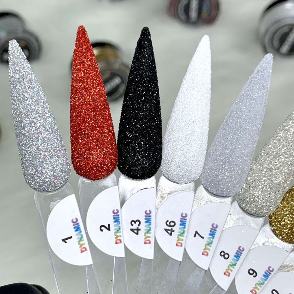 Fine loose glitter jars for sugar nails - 2