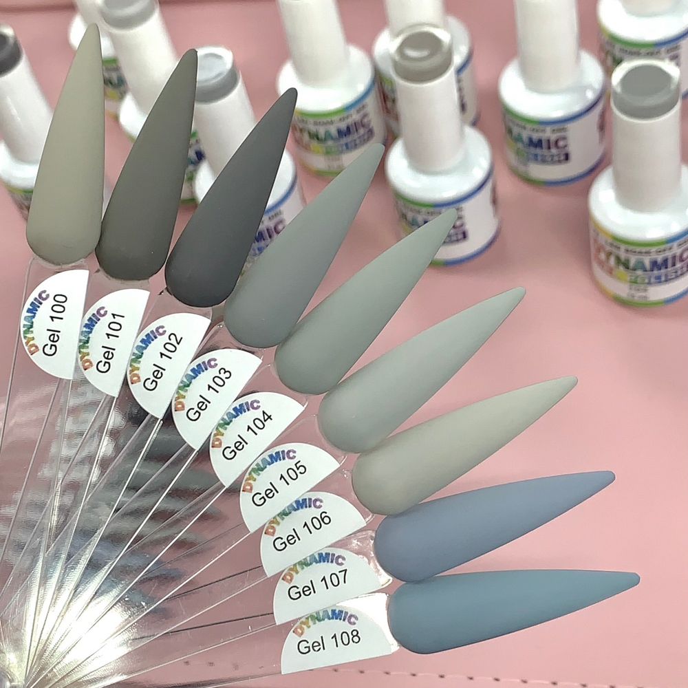 grey gel polish bottles fall collection - 3