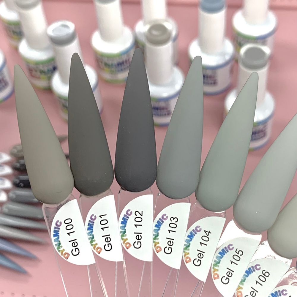 grey gel polish bottles fall collection - 4