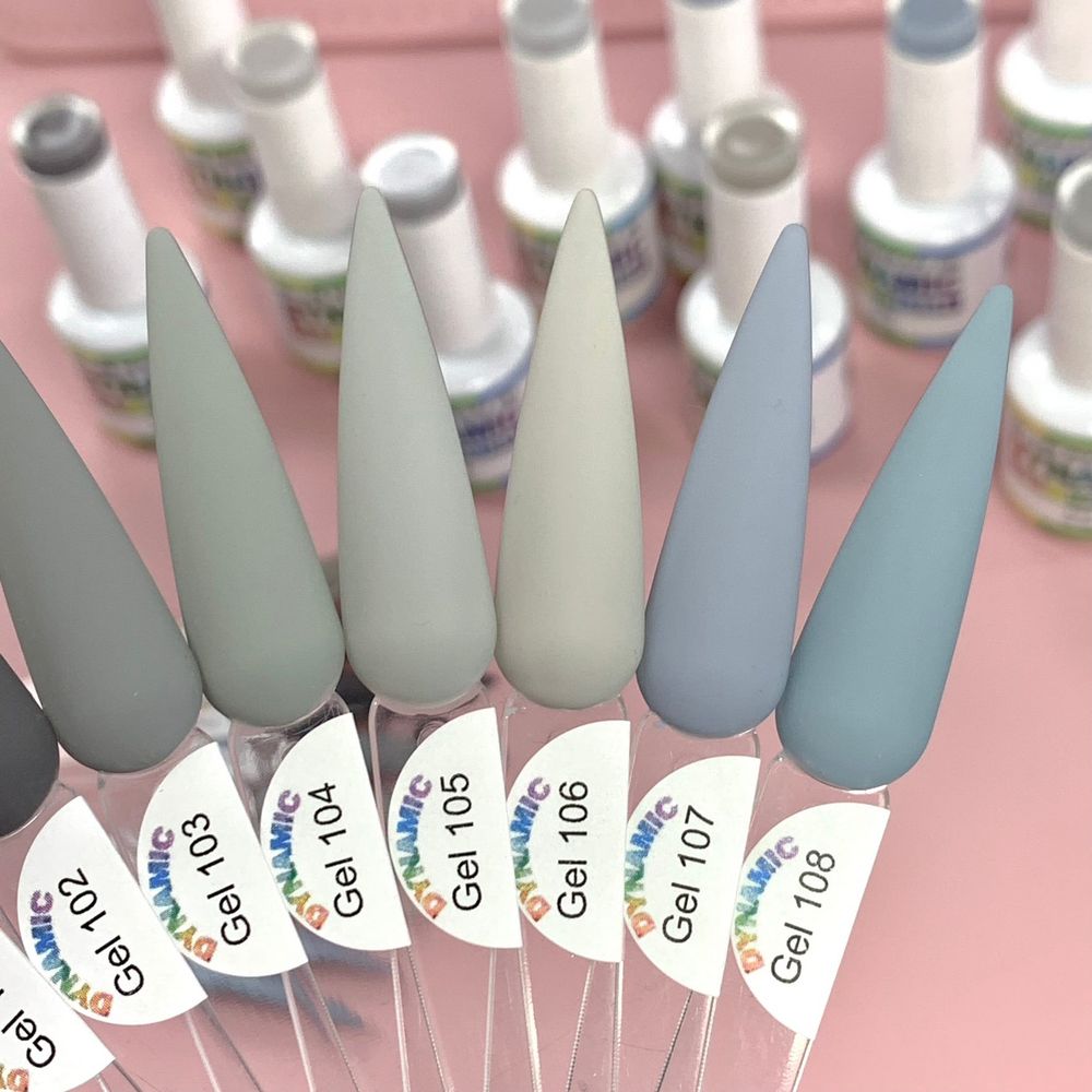 grey gel polish bottles fall collection - 5