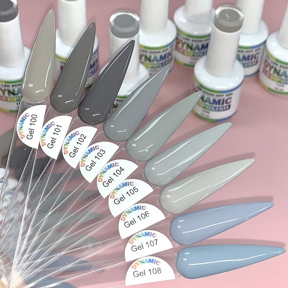 grey gel polish bottles fall collection - 6