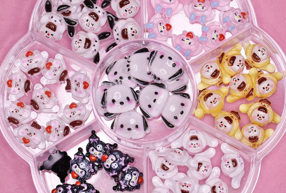 Kawaii Nail Charms Pack — 70 Cartoon Nail Charms