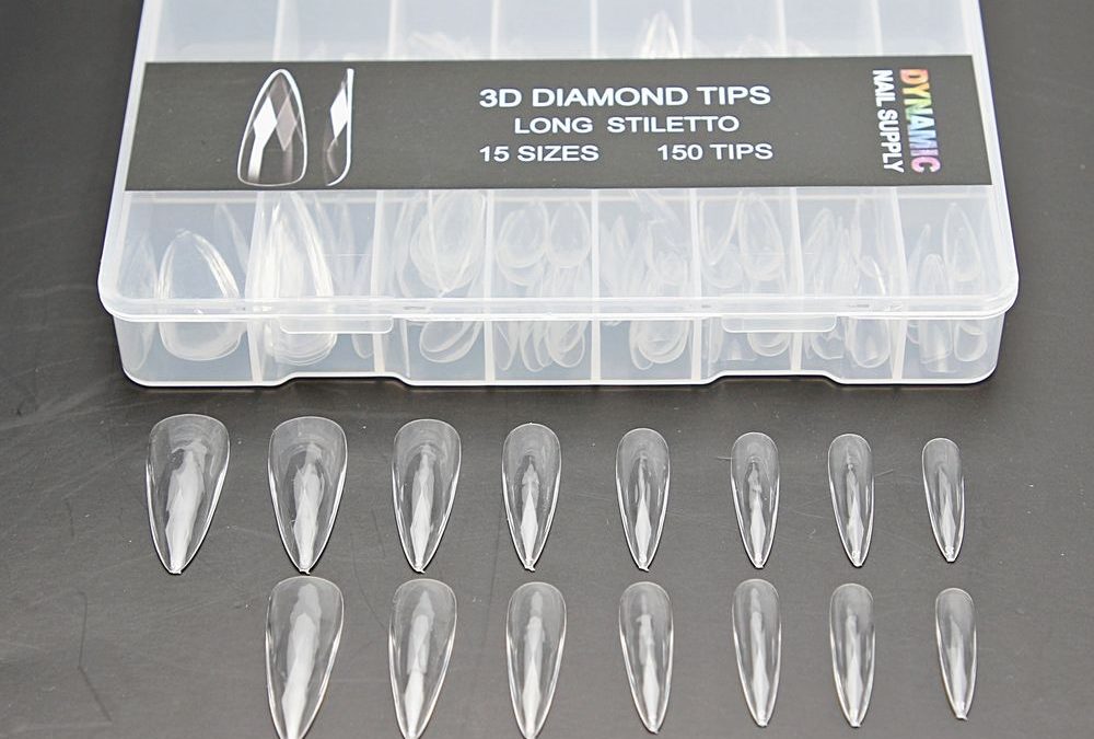 Long Stiletto 3D Diamond Tips: 150pc Soft Gel Review
