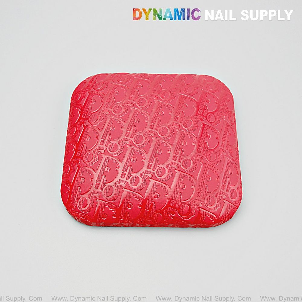 red Dior pattern handrest armrest - 4