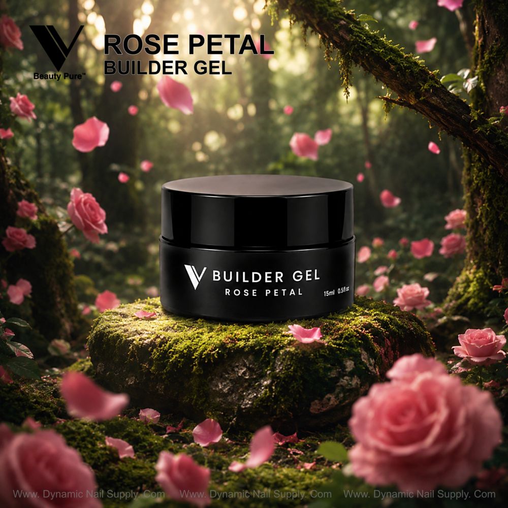 Rose Petal builder gel 15ml jar - 2
