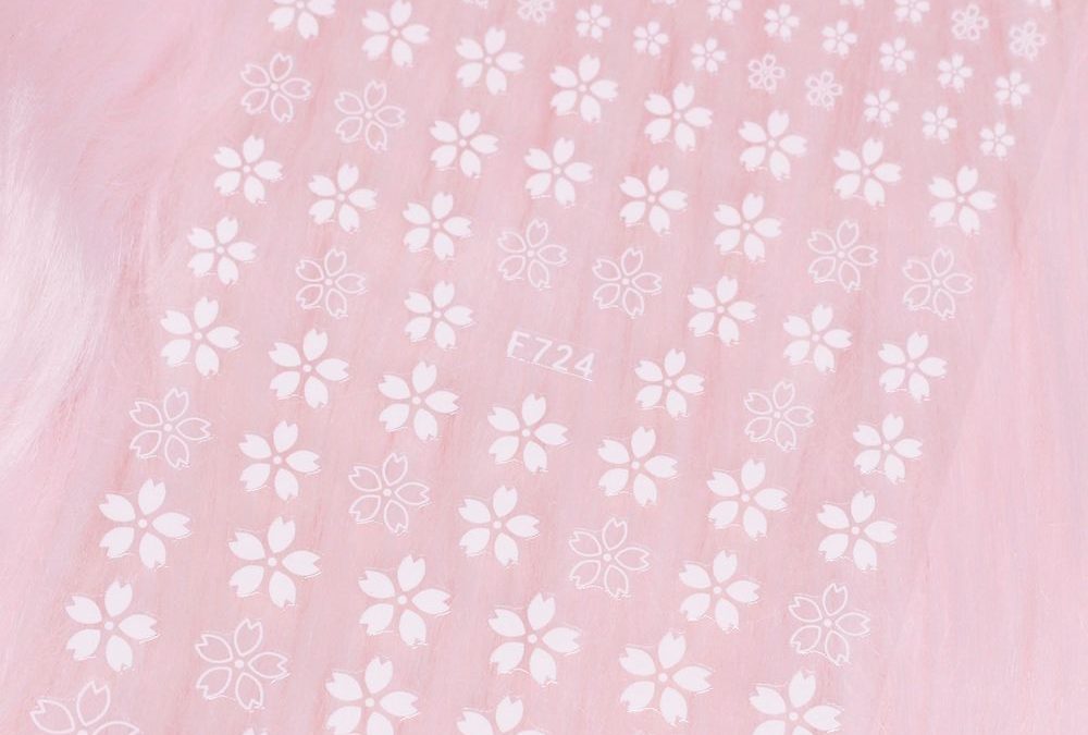 Efficient Salon Workflow with White Cherry Blossom Nail Stickers